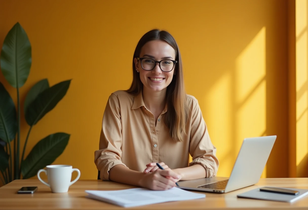 Freelancer reviewing loan options