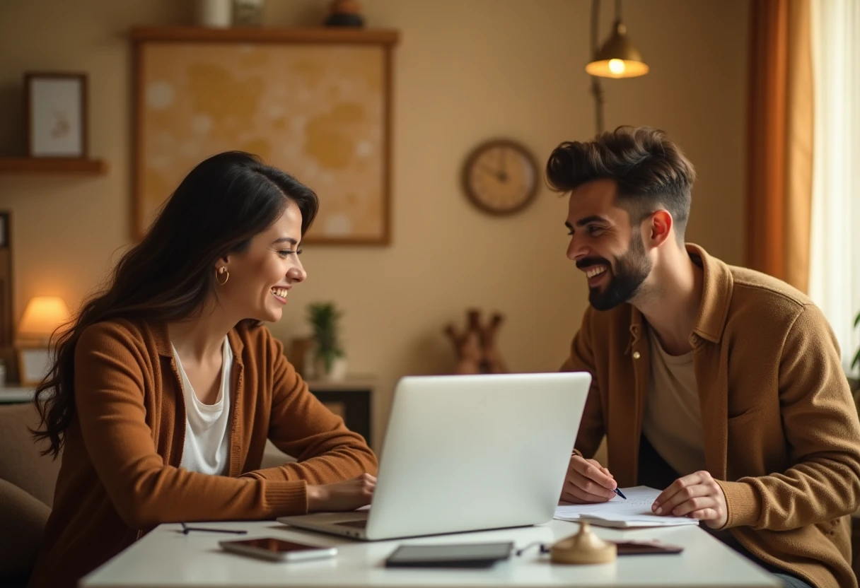 Professional reviewing loan documents